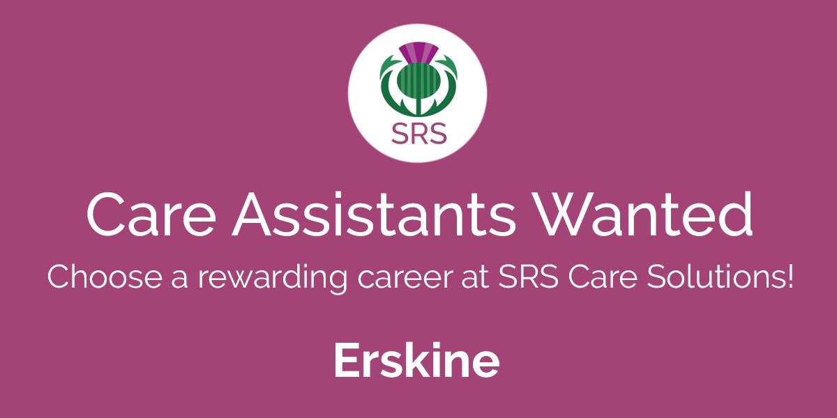 Care Assistant/Support Worker Erskine SRS Care Solutions
